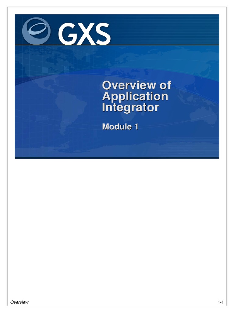 An Introduction to Application Integrator Modules Mapping, Interfaces