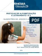 E Book Praticas de Alfabetizacao e Letramento Sugestoes de Jogos e Atividades