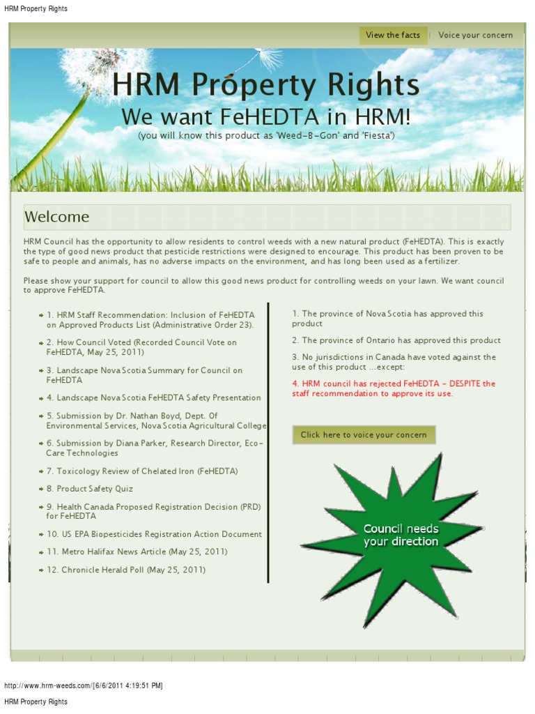Support FeHEDTA Approval in HRM | PDF | Environmental Science | Natural ...