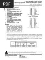 TLC0834C, TLC0834I, TLC0838C, TLC0838I 8-Bit Analog-To-Digital Converters With Serial Control