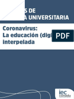 2020 Coronavirus La Educacion Digital Interpelada