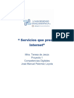 Servicios Que Presta Internet