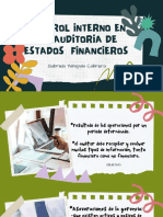 Control Interno en La Auditoria de Estados Financieros