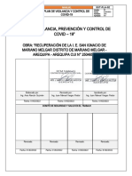 Plan de Vigilancia, Prevencion y Control de Covid-19 San Ignacio -Febrero