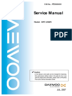 Service Manual: Model: DPT-2500N