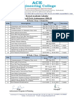 Revised I B.tech (Autonomous) Academic Calendar 2021-22 - I&II Sem - 23.02.2022
