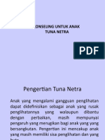 Konseling Untuk Anak Tuna Netra