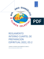 REGLAMENTO INTERNO CUARTEL GENERAL DE SOLDADOS 2022 2 Edicion