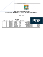 111 公式章 1 节 1 Mfin7005 Group Project Ⅰ Managing The Market Value Of Equity For Bank SEP, 2021