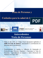 PRESENTACION PERSONAL HOSPITALARIO, TRATA DE PERSONAS
