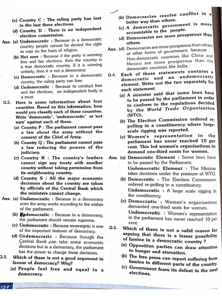 Answer Key Chapter 1 Geography Class 9 Ncert PDF