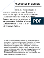 Police Operational Plan PPT Free Download