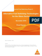 Alternative Fuel Switching Technologies For The Glass Sector - Phase - 2 - 2019 - Final - Report