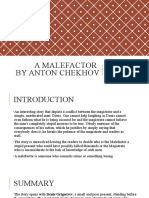 A Malefactor by Anton Chekhov