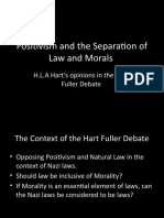 Positivism and The Separation of Law and Morals: H.L.A Hart's Opinions in The Hart-Fuller Debate