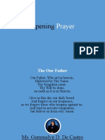 Opening: Prayer