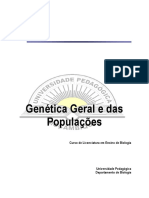 GENETICA GERAL e Das POPULACOES - Edicao 2016