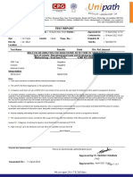 Test Report: Orf 1ab Negative N Gene Negative Internal Control Pass 2019-Ncov Negative