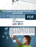 Aprendizaje y Tecnologias Emergentes