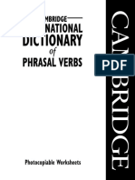 Cambridge International Dictionary of Phrasal Verbs Photocopiable Worksheets - Compress