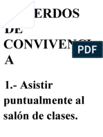 Acuerdos de Convivencia