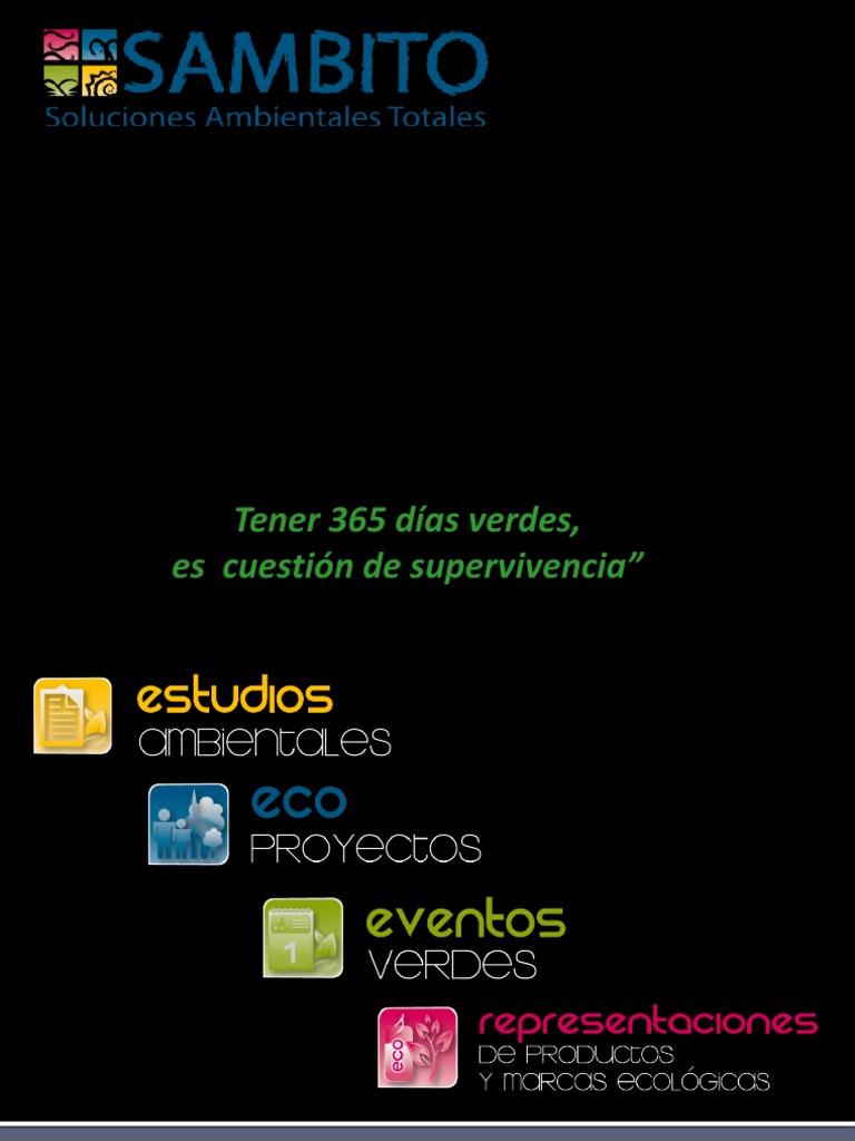 SAMBITO Presentación Comercial | PDF | Entorno natural | Sustentabilidad