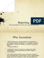 Dos and Don't of Reporting in Media