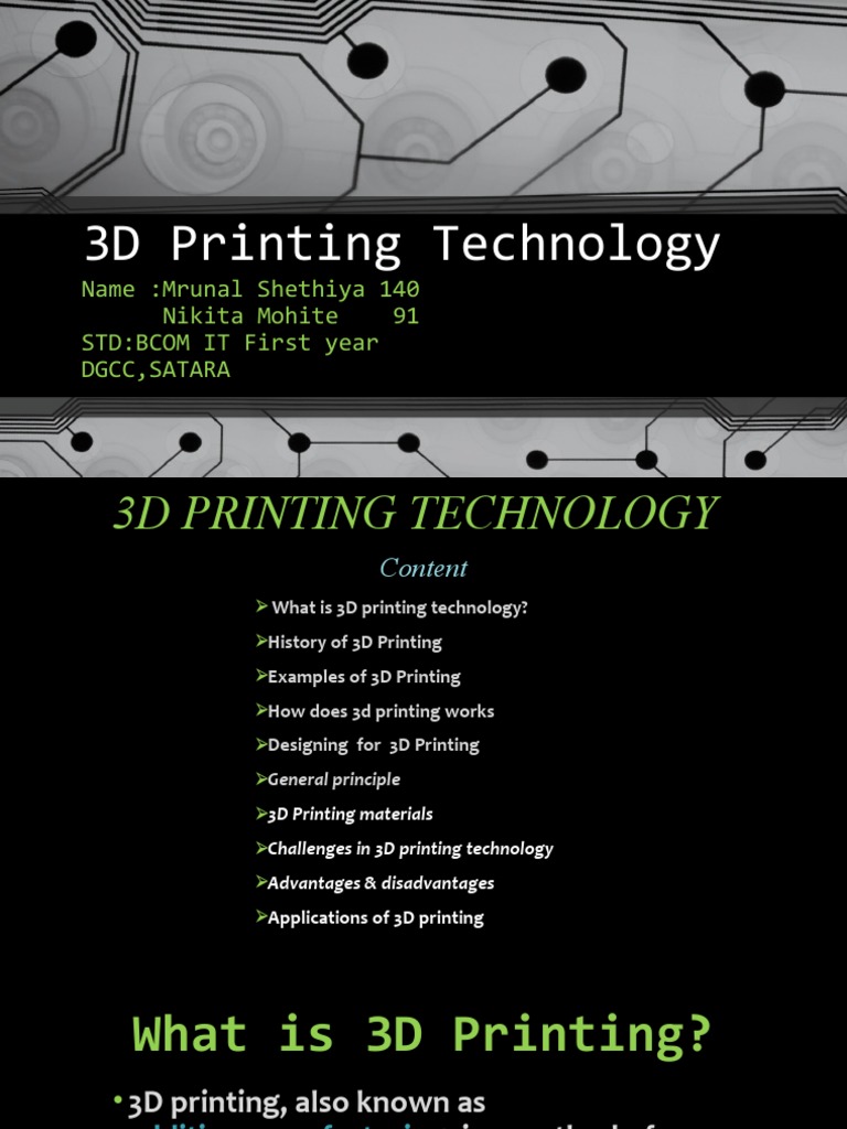 Nikita Mohite on 3D Printing Insights | PDF | 3 D Printing | Computing