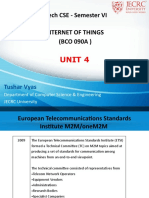 B.Tech CSE - Semester VI Internet of Things (BCO 090A) : Unit 4