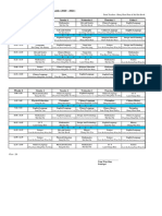 La Salle College Timetable 2020-2021