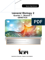 General Biology 2 Q3-M1 Genetics