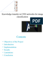 Knowledge transfer in CNN networks for image classification