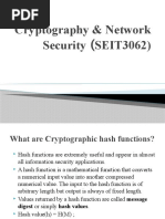 Cryptographic Hash Functions