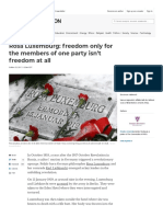Theconversation Com Rosa Luxemburg Freedom Only For The Members of One Party Isnt Freedom at All 85865