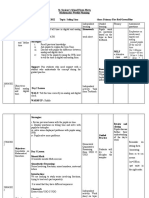 Mathematics Plan Week 1primary 5 Time