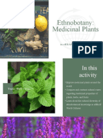 Ethnobotany: Medicinal Plants: An eHRAF Workbook Activity