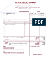 Performa Invoice: Mfg. of Solder Wire & Soldering Materials