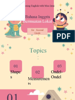 KD 3.2 (Kelas 2) Shapes, Measurement & OndelOndel