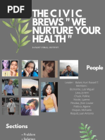 Thecivic Brews " We Nurture Your Health ": 8-Part Final Output