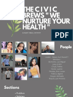 Thecivic Brews " We Nurture Your Health ": 8-Part Final Output