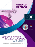 Guión Litúrgico Bendición e Imposición Santa Ceniza Marzo 2 de 2022