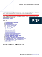 Ringkasan Materi Perubahan Sosial Di Masyarakat