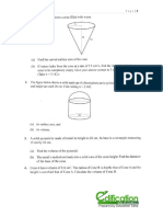 Worksheet On Volume and Surface Area