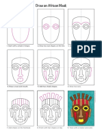 Draw An African Mask 2