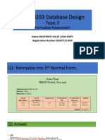 DFC20203 Database Design: Topic 3