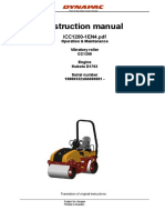 Dynapac CC1200 Roller Instructions Manual