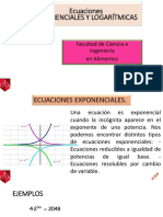 Cl7ecuaciones Exponenciales y Logaritmicas