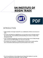 Indian Institute of Foreign Trade