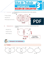 Union e Interseccion de Conjuntos para Tercer Grado de Primaria