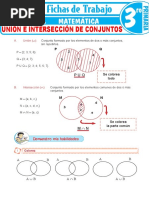 Ejercicios de Conjuntos para Tercer Grado | PDF